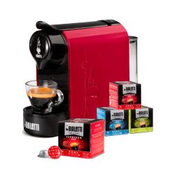 Bialetti Gioia Bialetti - Macchina Da Caffè Espresso Con 4 Box Di Capsule A Scelta