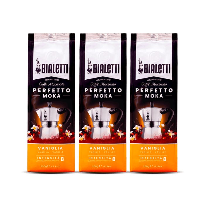 Bialetti Kit Perfetto Moka Vaniglia 3 Confezioni