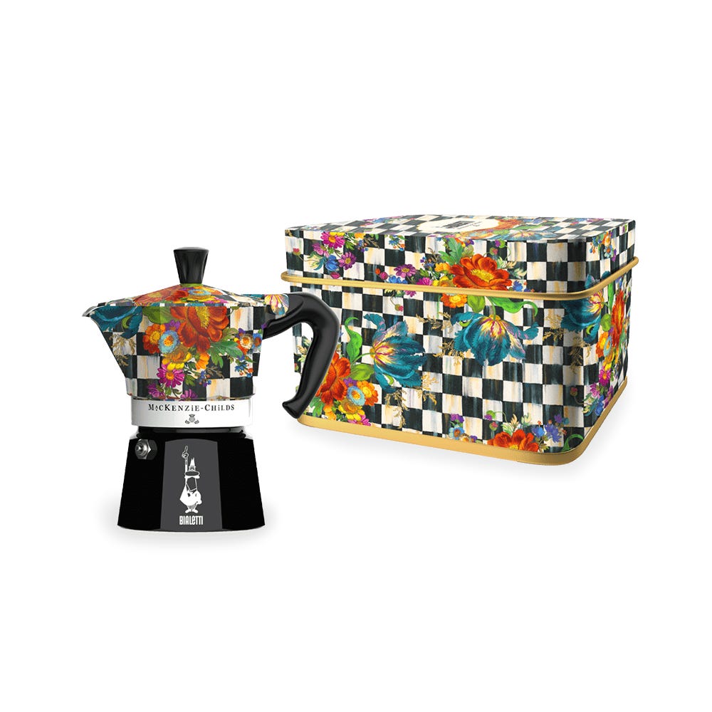 Bialetti Set Moka Express 3 Tz MacKenzie-Childs - immagine 2