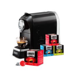 Bialetti Super Bialetti - Macchina Da Caffè Espresso Con 4 Box Di Capsule
