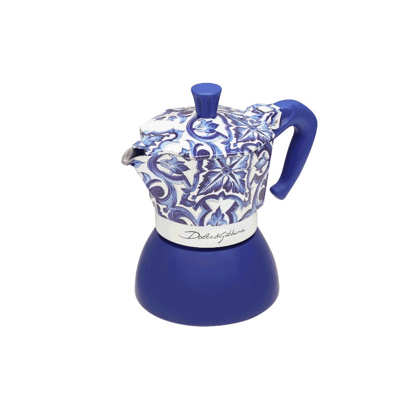 Bialetti Moka Induction Bialetti Dolce&Gabbana Blu Mediterraneo - immagine 3