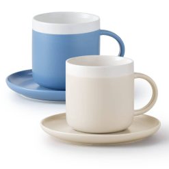 Bialetti SET 2 TAZZE CAPPUCCINO CON PIATTINO