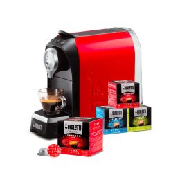 Bialetti Super Bialetti - Macchina Da Caffè Espresso Con 4 Box Di Capsule