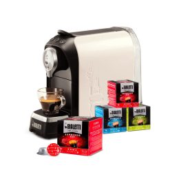 Bialetti Super Bialetti - Macchina Da Caffè Espresso Con 4 Box Di Capsule